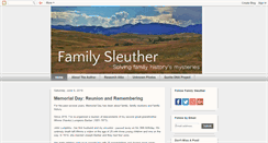 Desktop Screenshot of familysleuther.com
